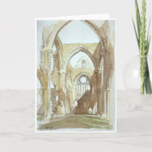 Abadía de Tintern - tarjeta de saludo