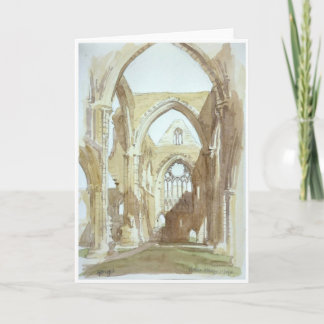 Abadía de Tintern - tarjeta de saludo