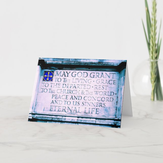 Abadía de Westminster - Londres - Tarjeta de felic (Anverso)