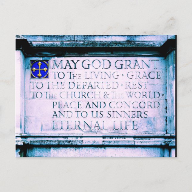 Abadía de Westminster - Londres - Tarjeta postal (Anverso)