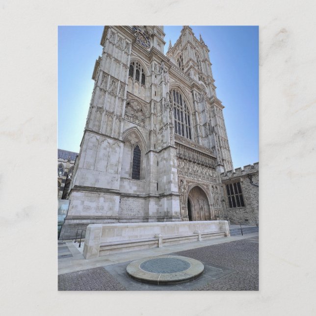 Abadía de Westminster, postal de Londres UK (Anverso)