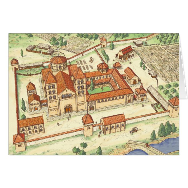 Abadía del Romanesque. Modelo (Anverso (Horizontal))