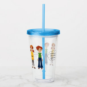 Abadía y vaso del acrílico de Sam
