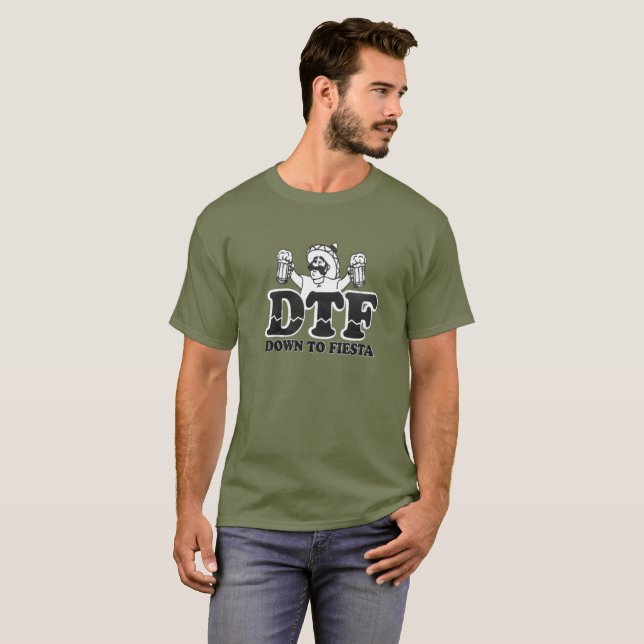 Abajo a la camiseta de la fiesta (Anverso completo)