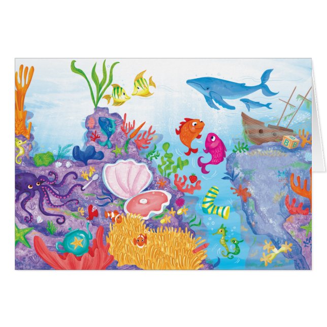 Abajo En El Océano (Anverso (Horizontal))