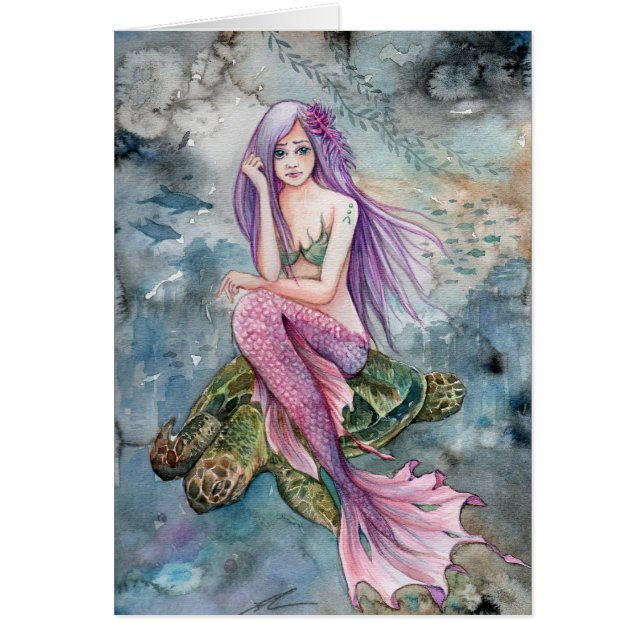 Abajo en la Atlántida - sirena (Frente)