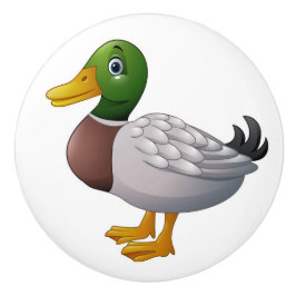 Abajo en los pomos de los cajones de cerámica de l