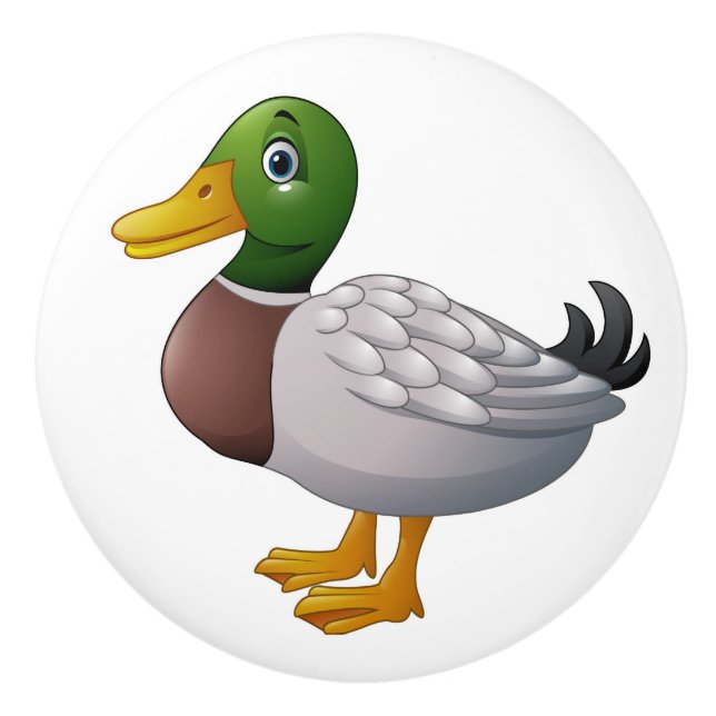 Abajo en los pomos de los cajones de cerámica de l (Anverso)