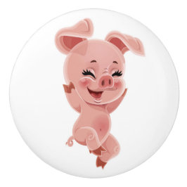 Abajo en los pomos de los cajones de cerámica de l