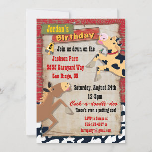 Abajo las invitaciones a la fiesta de cumpleaños d