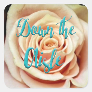 Abajo Los Pegatinas De La Boda Aisle