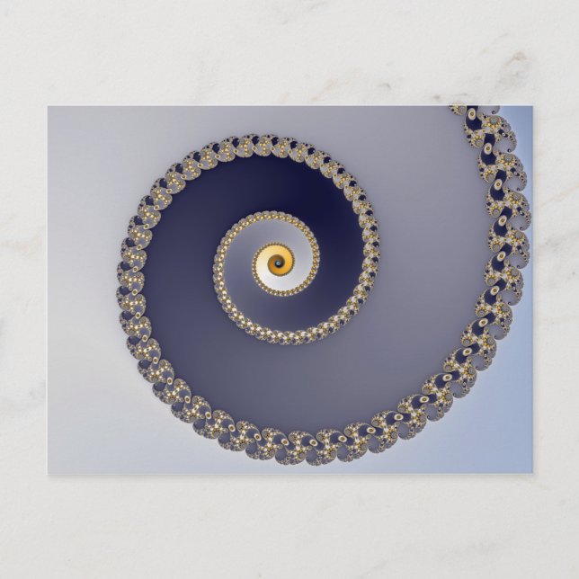 Abajo - Postal fractal (Anverso)