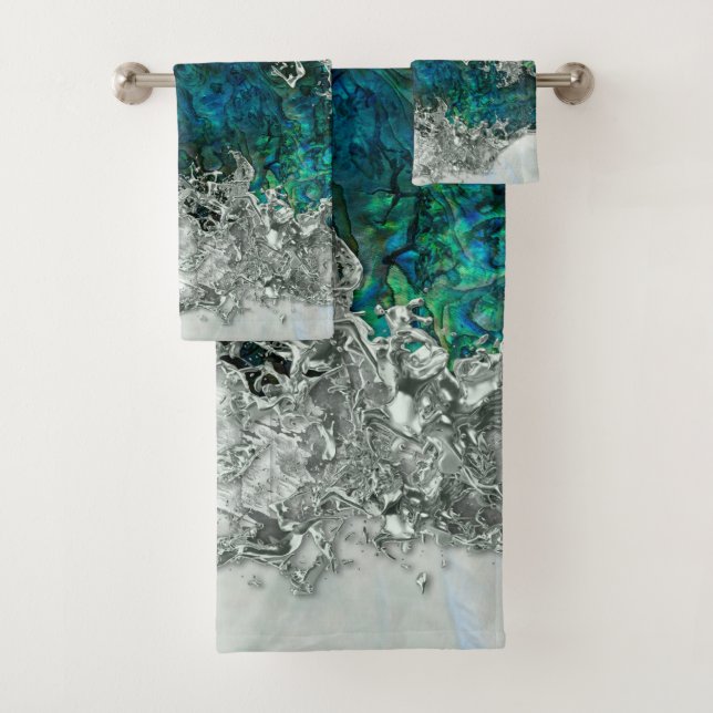 Abalone Shell Pearl y Silver 2 (In situ)