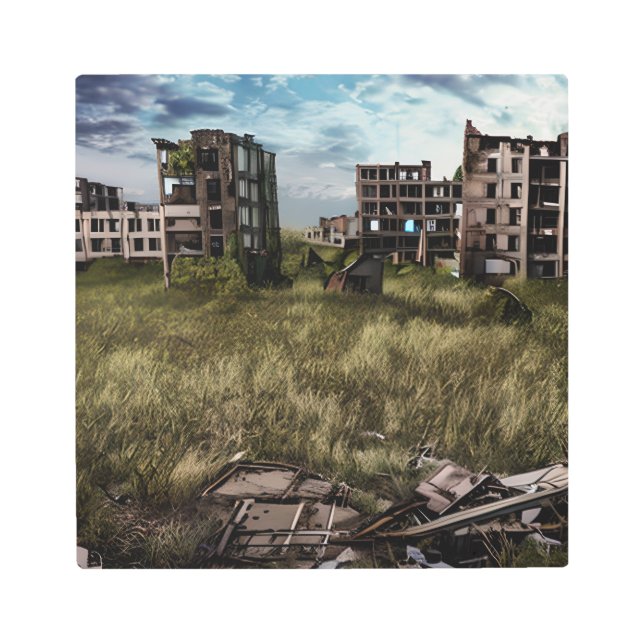 Abandonado | Arte apocalíptico urbano (Anverso)