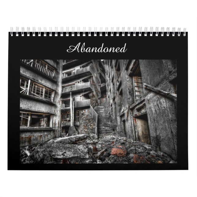 Abandonado: Calendario de la fotografía de lugares (Tapa)