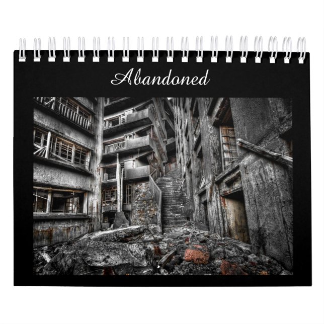 Abandonado: Calendario de la fotografía de lugares (Tapa)