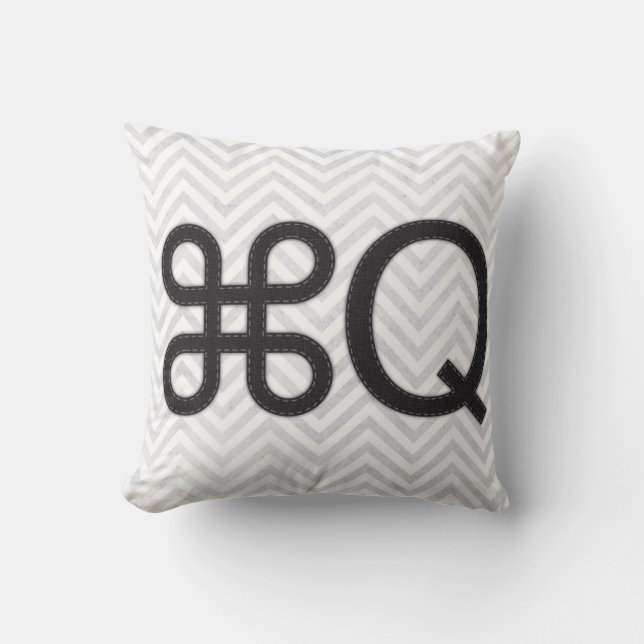 Abandone la almohada del mac de Apple Q (Anverso)