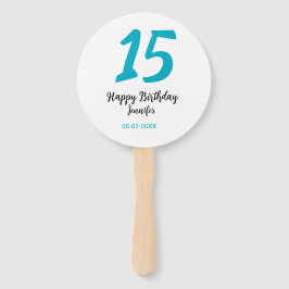 Abanico 15 años quiencenera añadir fecha año azul templ