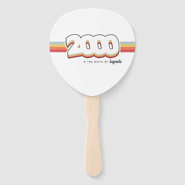 Abanico 2000 El nacimiento de las leyendas (Anverso)