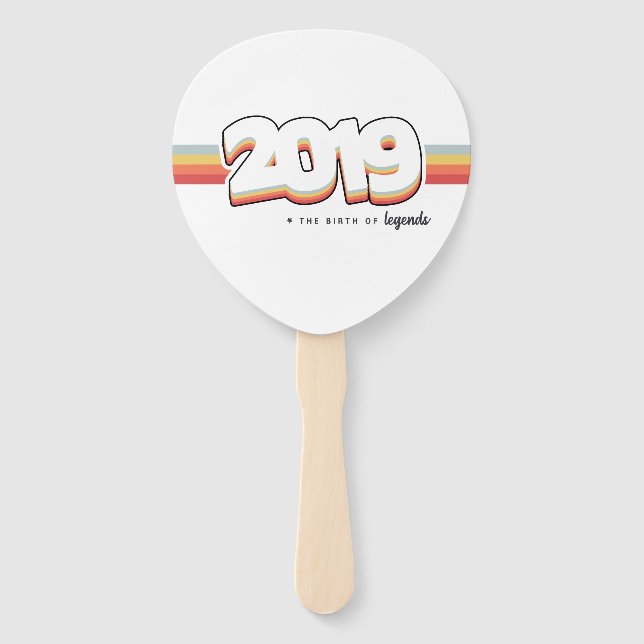 Abanico 2019 El nacimiento de las leyendas (Anverso)