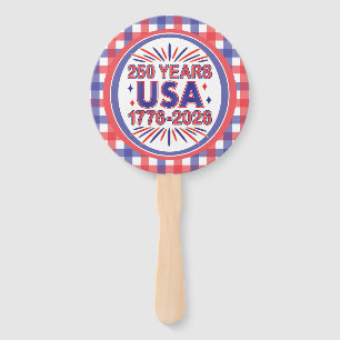 Abanico 250 años EE.UU. 1776-2026 Semiquincentenario