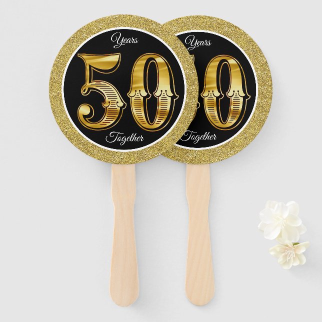 Abanico 50º Aniversario (Anverso y reverso)