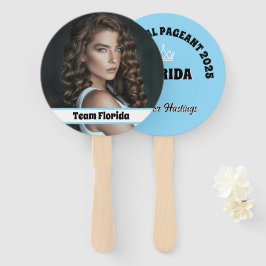Abanico Abanicadoras de concurso personalizadas - Paquete