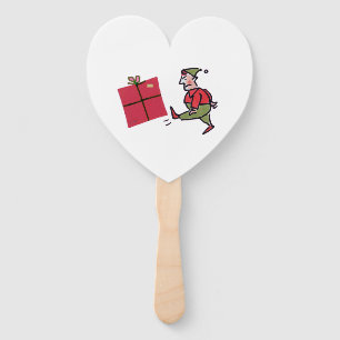 Abanico Abano de mano de corazón de Elfo enojado
