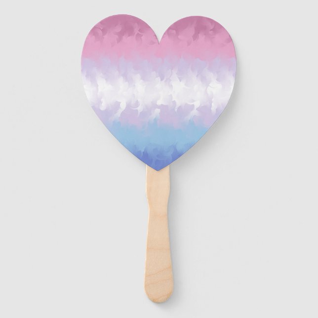 Abanico Abstract Bigender Pride Flag     (Anverso)