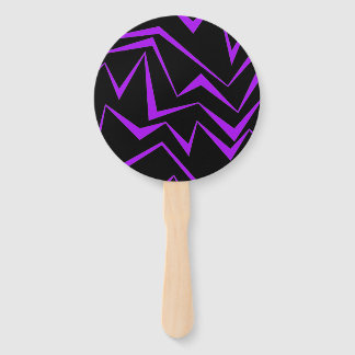 Abanico Abstract, bold, vibrant geometric zigzag pattern