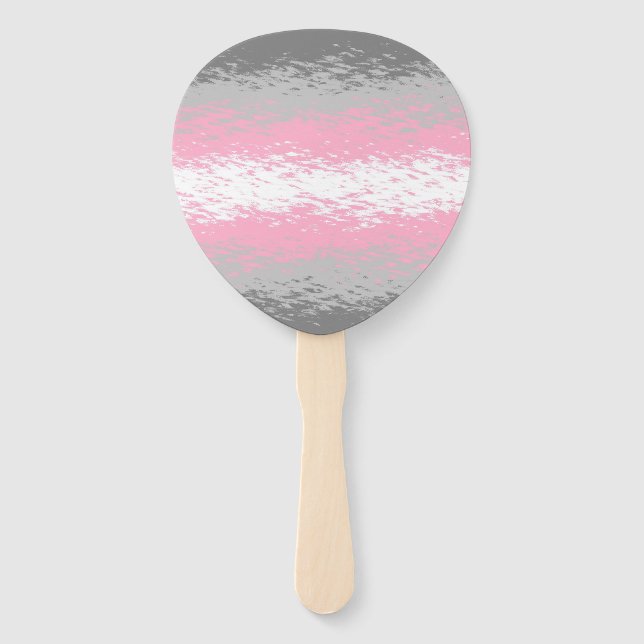 Abanico Abstract Demigirl Pride Flag   (Anverso)