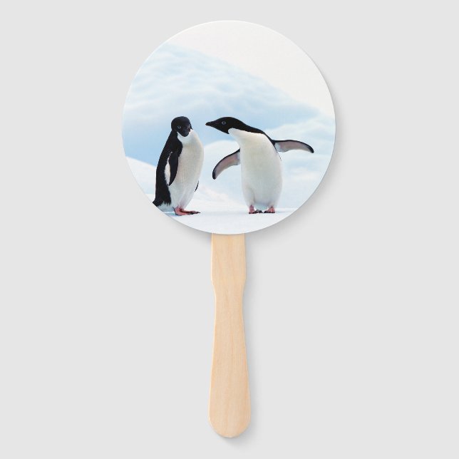 Abanico Adelie Penguins (Anverso)