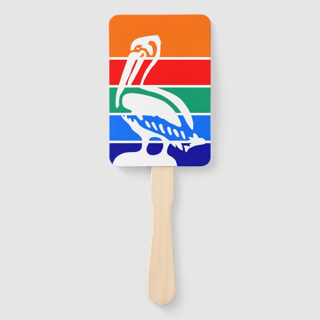 Abanico Aficionados con bandera de San Petersburgo (Anverso)