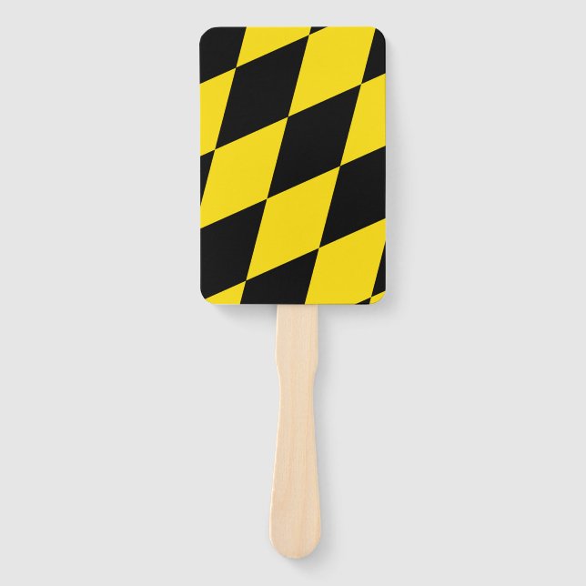 Abanico Aficionados patrióticos con bandera de Múnich (Anverso)