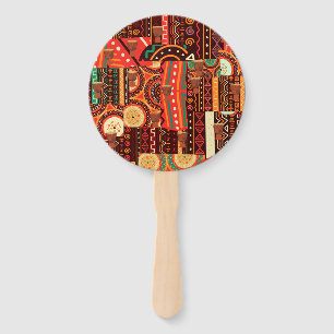 Abanico Afrocentric Kente Tribal Pattern wedding