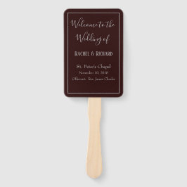 Abanico Agradable programa de matrimonio