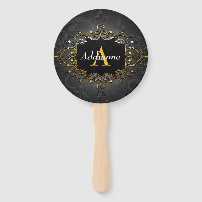 Abanico Agrega tu nombre e inicial (Anverso)