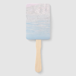 Abanico Aguamarine Turquoise Blue Summer Waves Blank