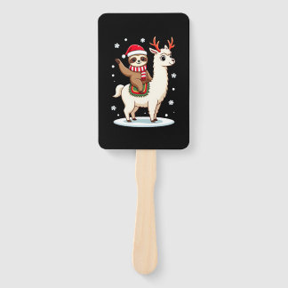 Abanico Alpaca Sloth Christmas (3)