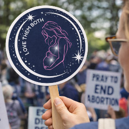 Abanico Ama tanto a la iglesia pro vida como a un evento