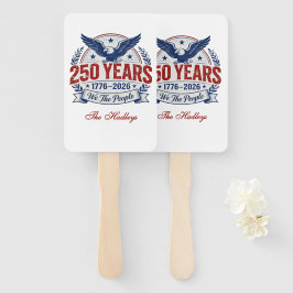 Abanico America's 250th Anniversary Name