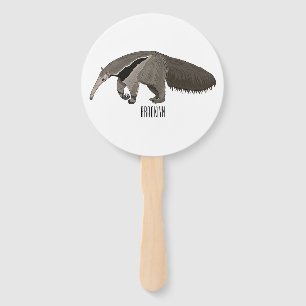 Abanico Anteater personalizado ilustracion
