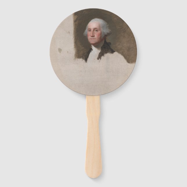 Abanico Anthaeneum George Washington Primer Presidente de  (Anverso)