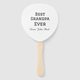 Abanico Apuesto que el abuelo siempre da nombre simple