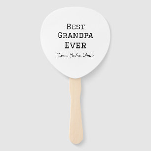 Abanico Apuesto que el abuelo siempre da nombre simple