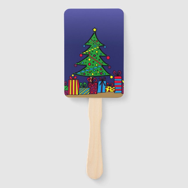 Abanico árbol de Navidad (Anverso)