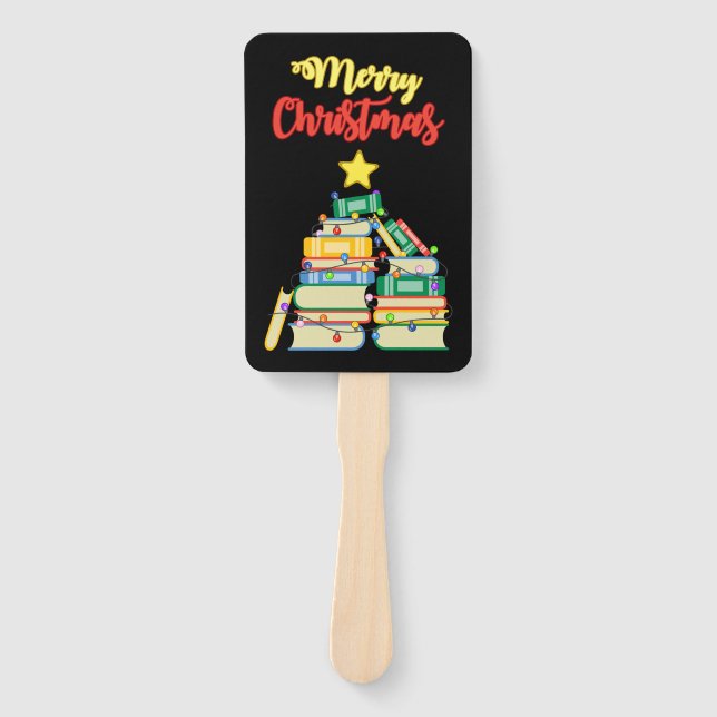 Abanico Árbol navideño galáctico II (Anverso)