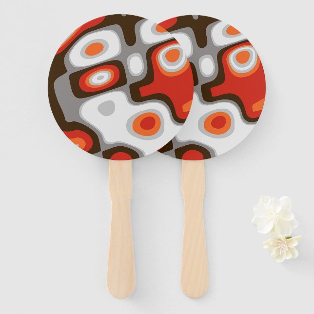 Abanico Art Deco (Anverso y reverso)