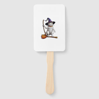 Abanico Asistente para gatos Halloween Bruja Mystical Cat