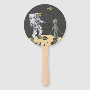 Abanico Astronauta y extranjera